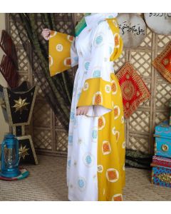 Two-Tone Traditional Abaya
