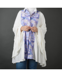 Blazer linen – Lavender Floral