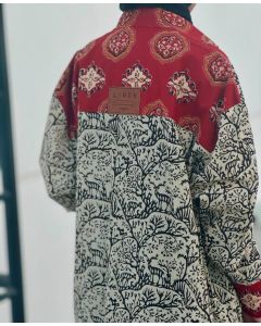 Pattern Shirt – Red & Forest