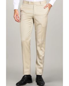Beige Formal Trouser