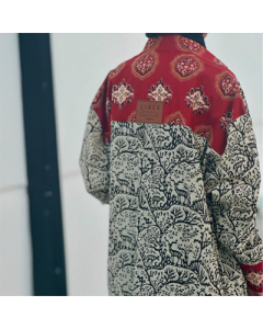 Pattern Shirt – Red & Forest