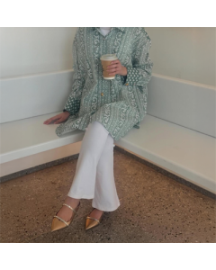 Shirt Dress – Mint Pattern