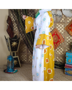 Two-Tone Traditional Abaya